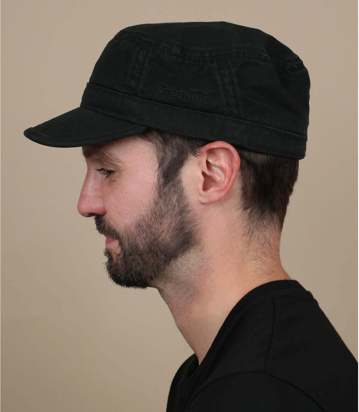 Basic Army Cap Stetson Gosper schwarz